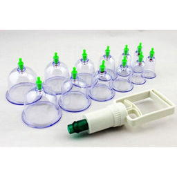 Набор массажных банок Aopen вакуумный 12 шт с насосом