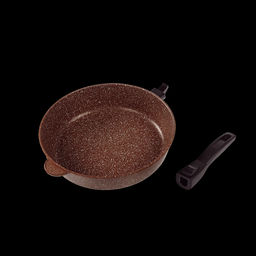 Сковорода 28 см, коричневая - Ярославна фото 4