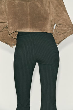 MINI FLARE 3-STRIPE LEGGINGS - Zara фото 9