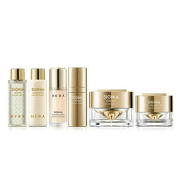 Набор миниатюр для борьбы с возрастными изменениями HERA Signia Deluxe Travel 6 Kit, Water 20ml+Emulsion 20ml+Serum 10ml+Cream 10ml+Eye Treatment 5ml