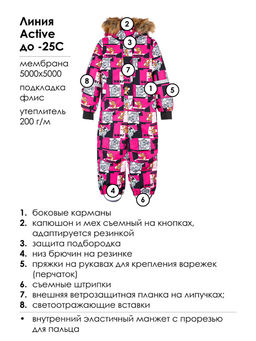PlayToday / Комбинезон зимний для девочки фото 6