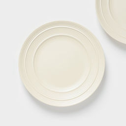 Тарелки Magistro Jarwah Lugerne, 21.4×2.4 см, набор 2 шт., фарфор, молочные