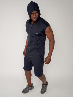 Спортивный костюм летний мужской темно-синего цвета 22610TS - FUYOUKAI фото 12