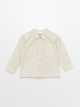 Uzun Kollu Basic Erkek Bebek G?mlek ve Pantolon 2li Tak?m - Waikiki фото 2