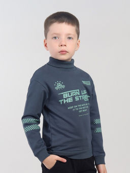 CRB wear / CWKB 63973-48-424 Водолазка для мальчика,темно-серый  фото 2