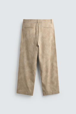 PANTAL?N CHINO RELAXED FIT JACQUARD / Tostado - Zara фото 9