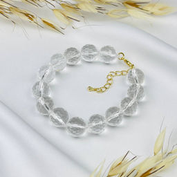 Браслет из камня Горный Хрусталь 16,5 см +