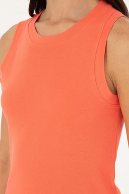 Kad_n Nar _i_e_i Bisiklet Yaka Kolsuz Basic Ti__rt - U.s. polo assn фото 7