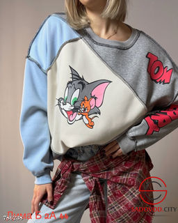 Женская толстовка с мехом