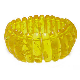 Браслет из искуственного янтаря Солнечный