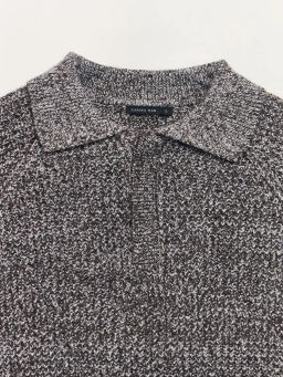 Джемпер с воротником поло regular fit / Zarina