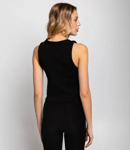 Майка #КТ0863, чёрный