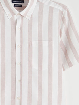 Regular Fit ?izgili Arm?rl? Erkek G?mlek