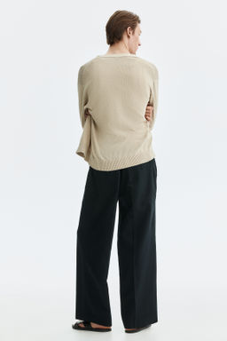 Pantal?n en mezcla de lino Loose Fit - H&m фото 9