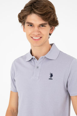 Мужская серая базовая футболка - U.s. polo assn фото 2
