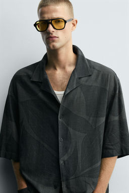 VISCOSE/LINEN SHIRT - Zara фото 5
