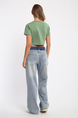 83908 укороченная футболка женская - Натали фото 26