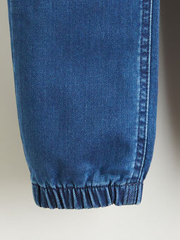 Beli Lastikli Erkek ?ocuk Jogger Jean Pantolon