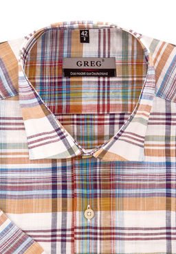 Сорочка мужская короткий рукав GREG 525/101/865/Z