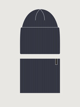 Комплект шапка и снуд 12з51926 графит