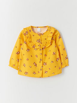 Bisiklet Yaka Bask?l? K?z Bebek Bluz ve Tayt 2li - Waikiki фото 2