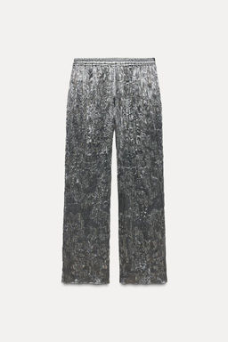 ZW COLLECTION SEQUIN TROUSERS - Zara фото 7