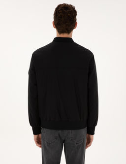 Siyah Regular Fit Mont