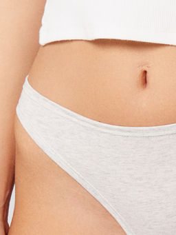 Цена за 2 штуки! Трусы слипы женские серые серый меланж 4306-А 412621 - Mark formelle фото 6