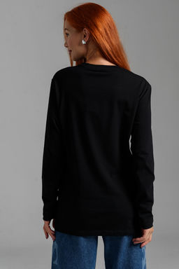 8519 Футболка с длинным рукавом женская