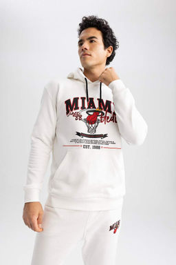 DeFactoFit Толстовка стандартного кроя с капюшоном NBA Miami Heat  фото 4