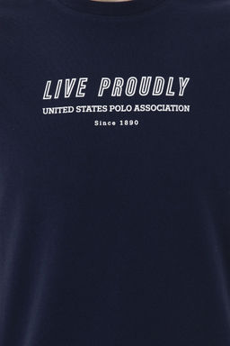 Мужская темно-синяя футболка - U.s. polo assn фото 7