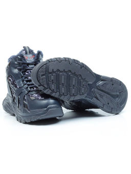 04-8525-2 DARK BLUE Ботинки зимние женские (искусственные материалы)