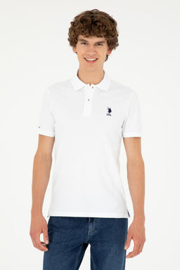 Мужская белая базовая футболка Неожиданная скидка в корзине - U.s. polo assn фото 8