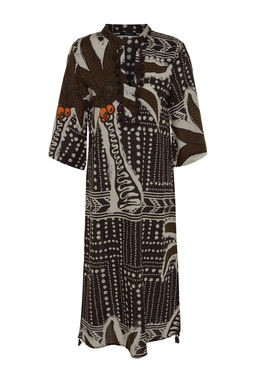Siyah Cizgili Maxi Dokuma %100 Pamuk Puskullu Plaj Kimono&Kaftan TBESS20KM0024 - Trendyolmilla фото 11