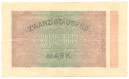 20000 марок 1923 года Германия