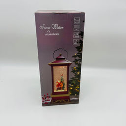 Новогодний декор Фонарь стекло - Елка с детьми 27 см (арт. WDL-23028D) - Ип лебедев о.ю фото 3