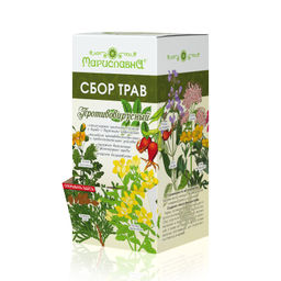 "Противовирусный" (при вирусах герпеса, папилломы) сбор трав в фильтр-пакетах "Противовирусный" (при вирусах герпеса, папилломы) сбор трав в фильтр-пакетах