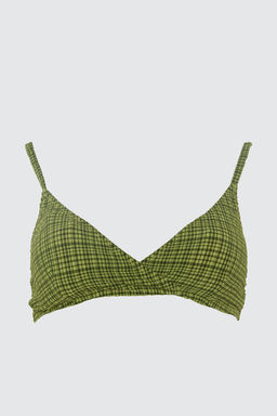 TRENDYOLMILLA Siyah-Beyaz Ucgen Bikini Ustu TBESS21BU0141 фото 7