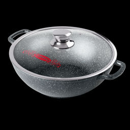 Казан 280/100 4л. С крышкой гранит кн2832аг