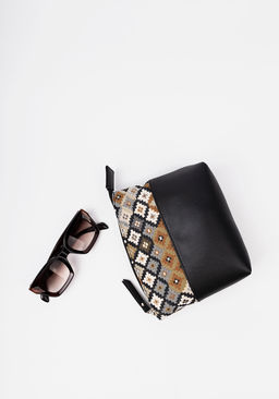 Косметичка гобелен+экокожа L-Craft  фото 2