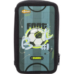 Пенал Комус Football 2отд., ламинат, выб лак, 190x110 мм, ПКК 11-19