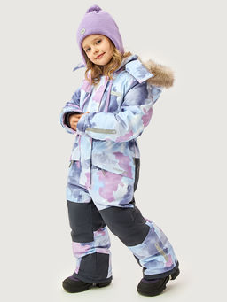 Комбинезон 8з1626 лаванда/серый