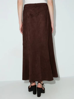Юбка макси из искусственной замши ZR2604023503-27 / Zarina фото 5