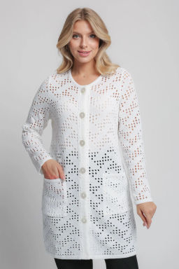 Кардиган С 1539/белый