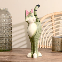 Сувенир «Киса», 15×30×7 см, дерево