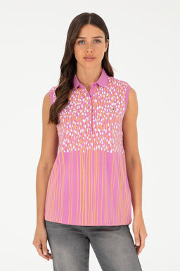 Женская фиолетовая футболка Неожиданная скидка в корзине