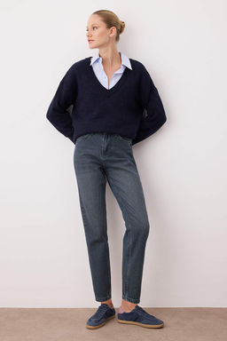 Mavi Yuksek Bel Yeni Mom Jeans TWOAW26JE00055