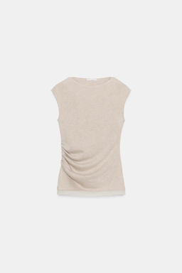 SOFT DRAPED TOP - Zara фото 3