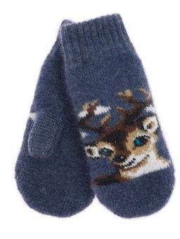 Варежки детские круговые "Оленёнок" 0514-5