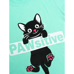 Футболка Подростковая Лапки Ментоловый - Ronda фото 2